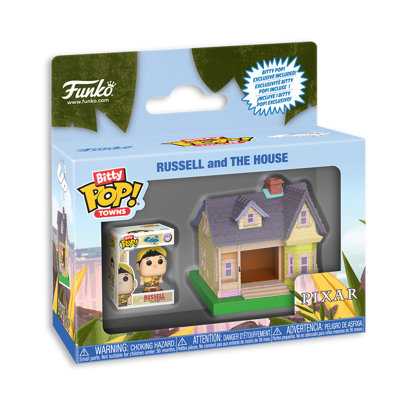 BITTY POP! TOWN RUSSELL AND THE HOUSE - PIXAR