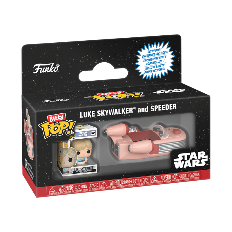 BITTY POP! RIDES LUKE SKYWALKER AND SPEEDER - STAR WARS