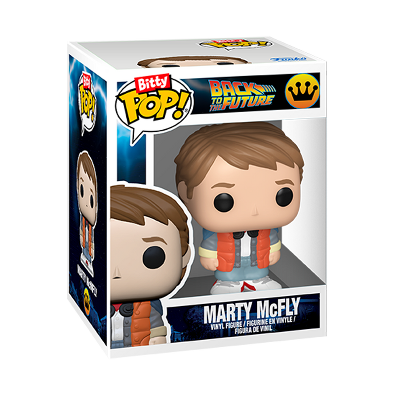 BITTY POP! RIDES MARTY MCFLY AND TIME MACHINE - BACK TO THE FUTURE