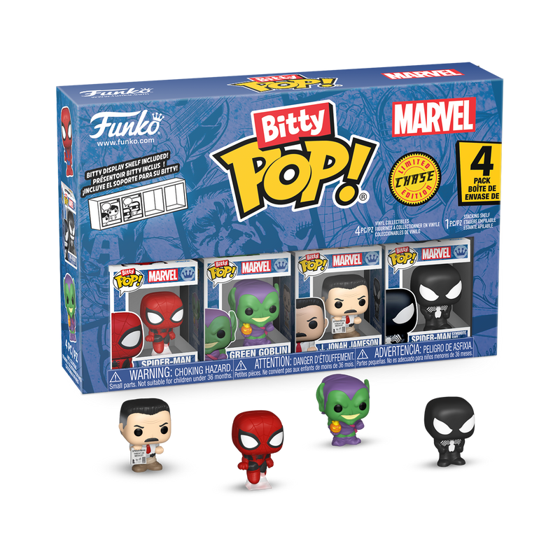 BITTY POP! SPIDER-MAN 4-PACK SERIES 1