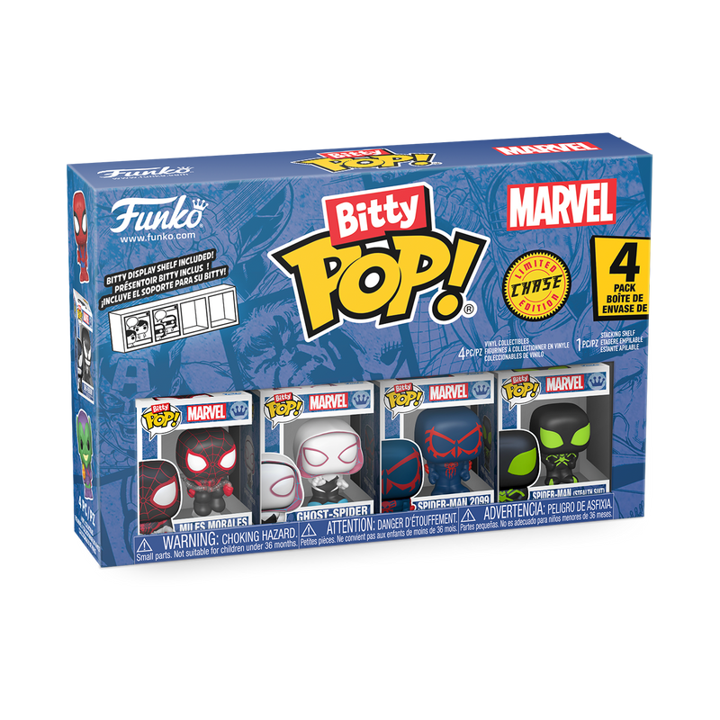 BITTY POP! SPIDER-MAN 4-PACK SERIES 2