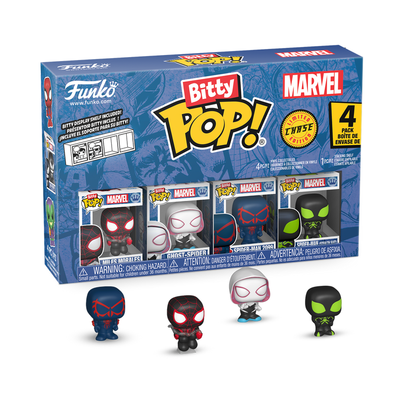 BITTY POP! SPIDER-MAN 4-PACK SERIES 2