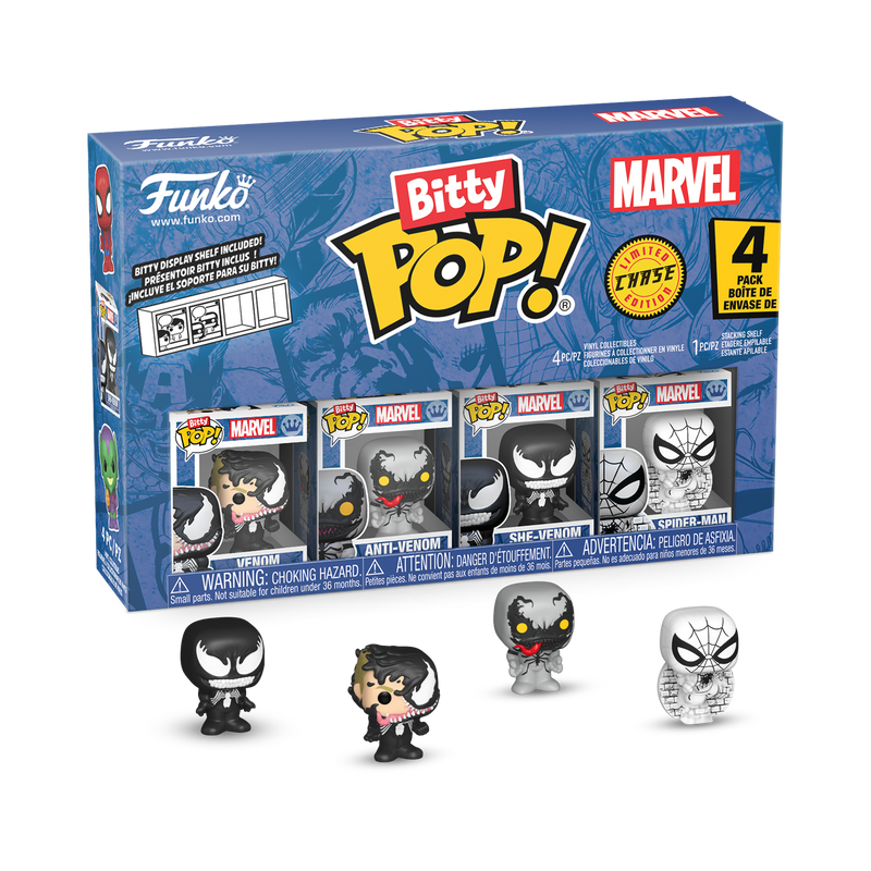 BITTY POP! SPIDER-MAN 4-PACK SERIES 3