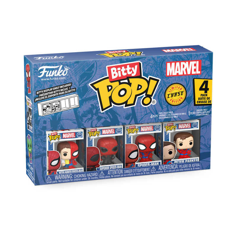 BITTY POP! SPIDER-MAN 4-PACK SERIES 4