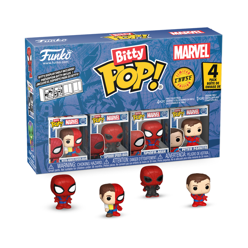 BITTY POP! SPIDER-MAN 4-PACK SERIES 4