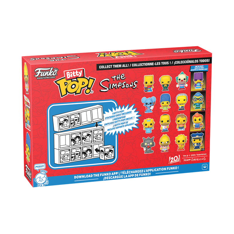 BITTY POP! THE SIMPSONS 4-PACK SERIES 1