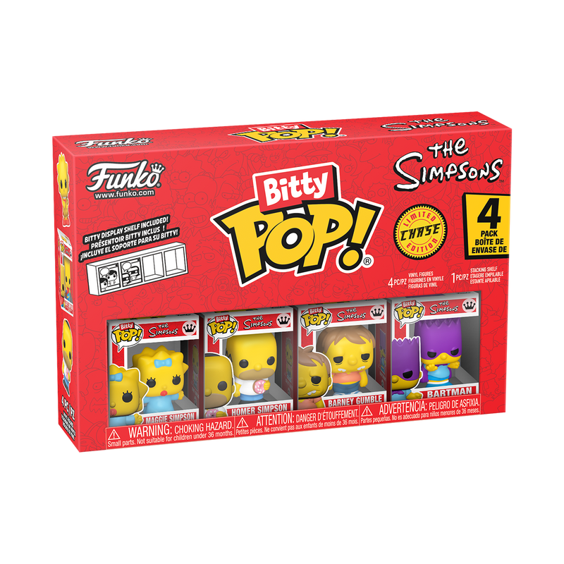 BITTY POP! THE SIMPSONS 4-PACK SERIES 3