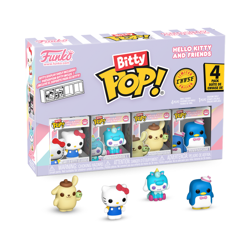 BITTY POP! HELLO KITTY AND FRIENDS 4-PACK SERIES 1