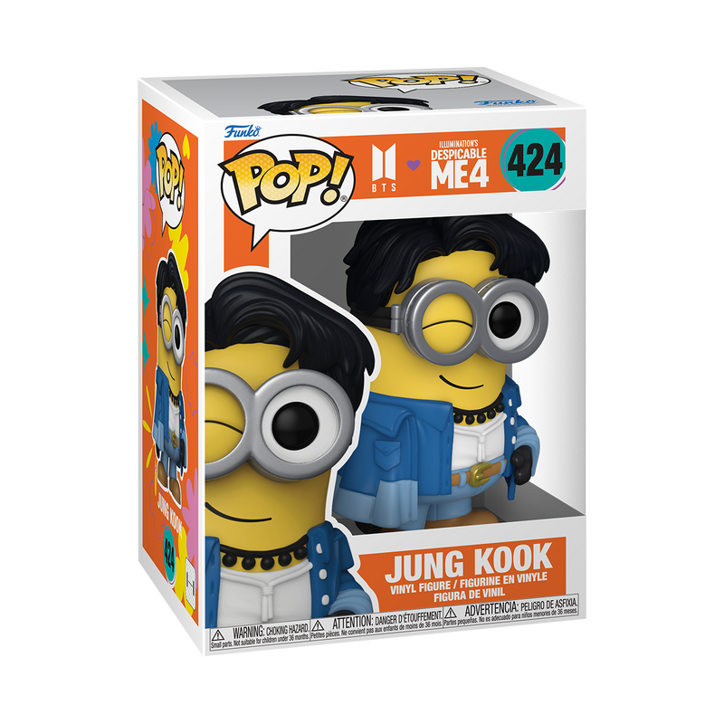 Jung Kook Bts X Despicable Me 4 Pop Vinyl