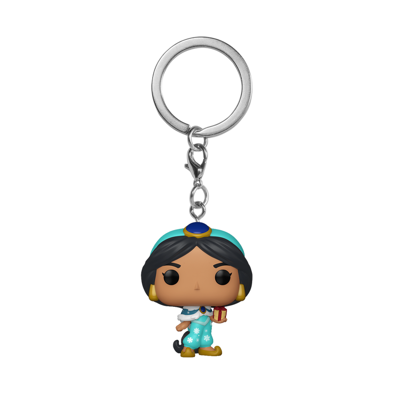 JASMINE (HOLIDAY) - DISNEY POP! KEYCHAIN