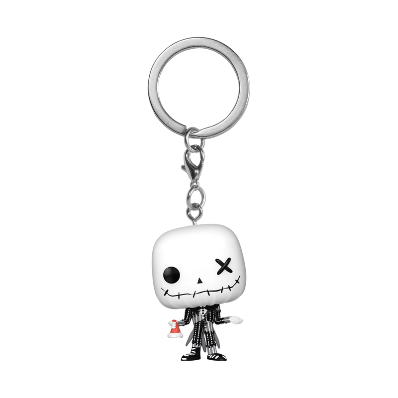 PATCHWORK JACK SKELLINGTON - THE NIGHTMARE BEFORE CHRISTMAS POP! KEYCHAIN