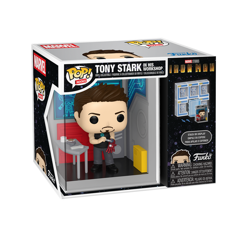 TONY STARK IN HIS WORKSHOP - IRON MAN POP! NOOKS