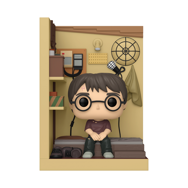 HARRY POTTER IN CUPBOARD