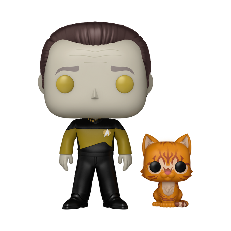 DATA WITH SPOT - STAR TREK: THE NEXT GENERATION