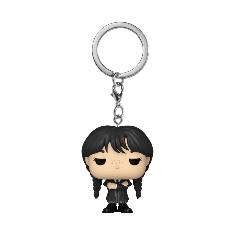 WEDNESDAY ADDAMS (BLACK COAT) - WEDNESDAY POP! KEYCHAIN