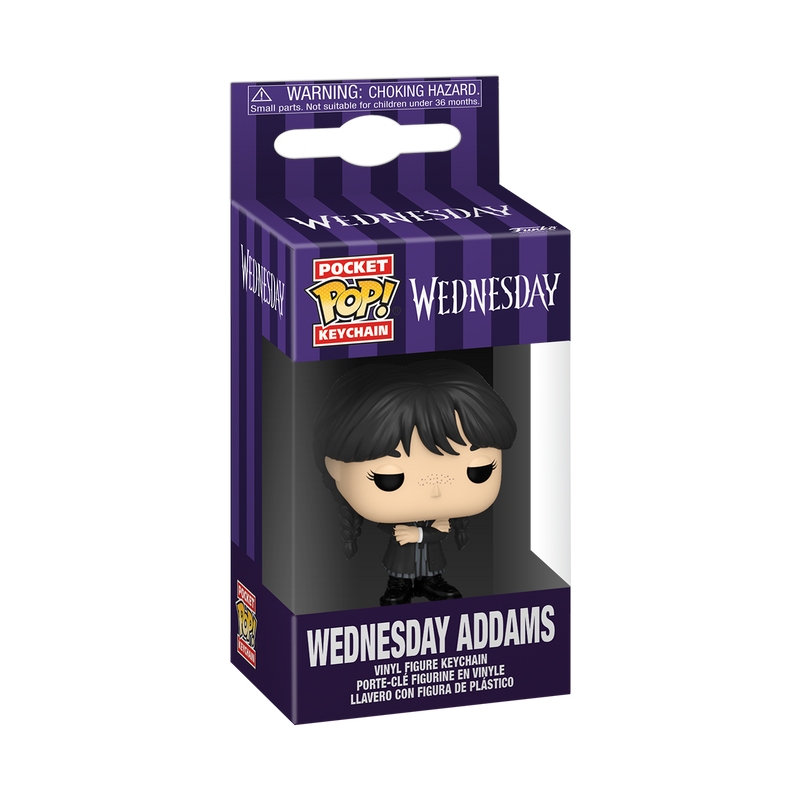 WEDNESDAY ADDAMS (BLACK COAT) - WEDNESDAY POP! KEYCHAIN
