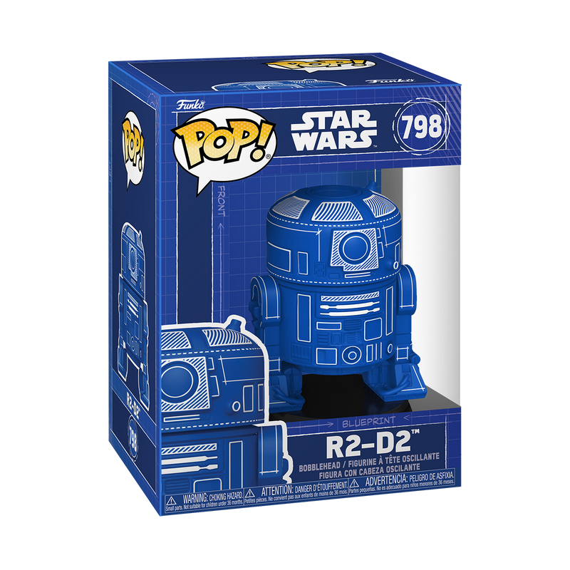 R2-D2 (BLUEPRINT) - STAR WARS