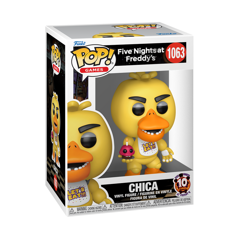 CHICA WITH CUPCAKE - FIVE NIGHTS AT FREDDY'S (10TH ANNIVERSARY)