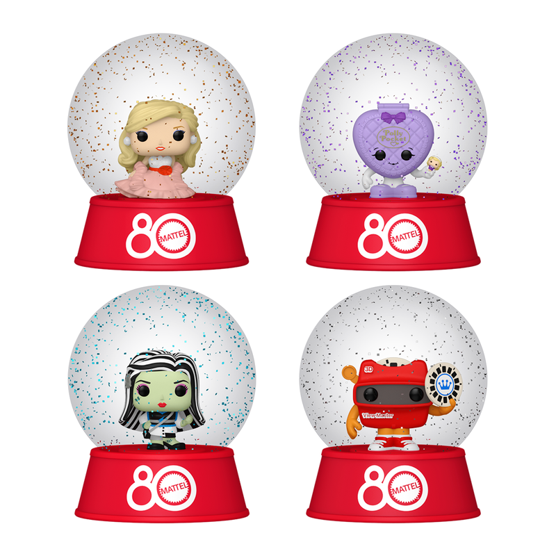 RETRO TOYS (MATTEL 80TH) SNOW GLOBE