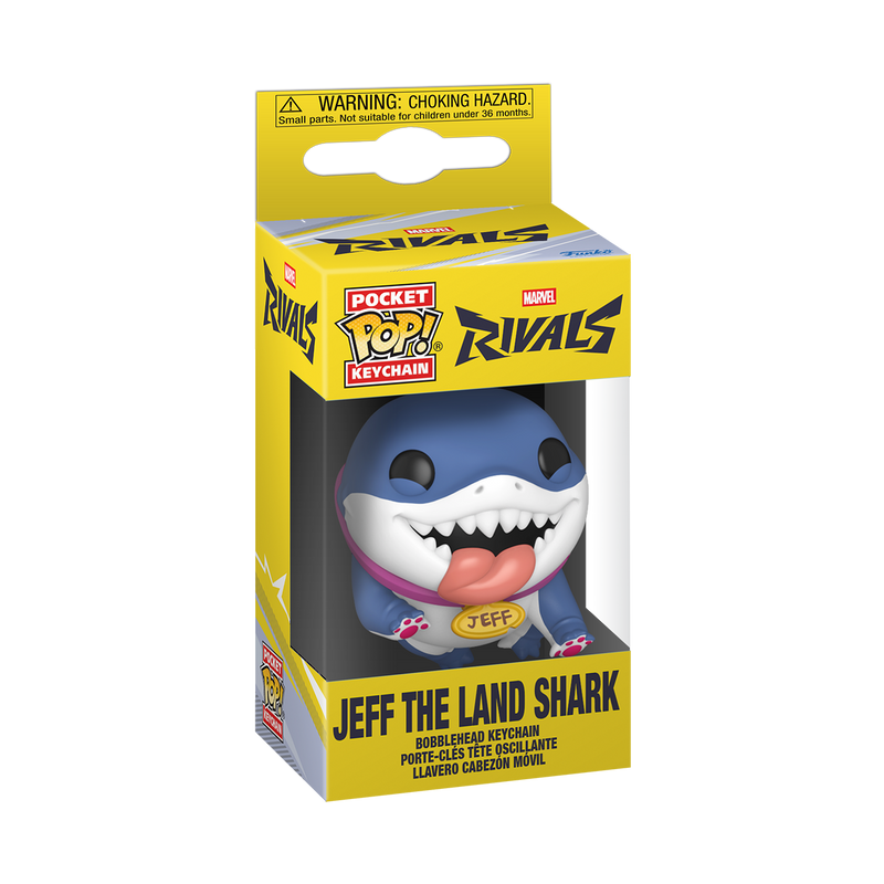 JEFF THE LAND SHARK - MARVEL RIVALS POP! KEYCHAIN