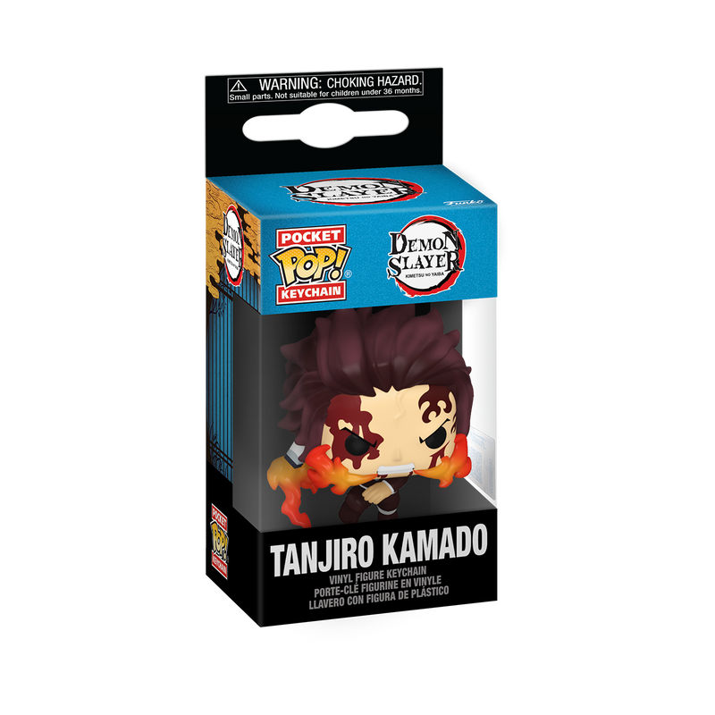 TANJIRO KAMADO (DANSING FLASH) - DEMON SLAYER POP! KEYCHAIN