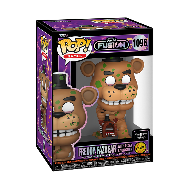 FREDDY FAZBEAR WITH PIZZA LAUNCHER - FUNKO FUSION