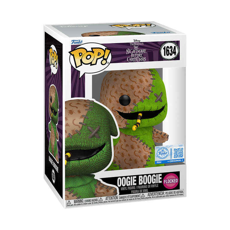 PATCHWORK OOGIE BOOGIE (FLOCKED) - THE NIGHTMARE BEFORE CHRISTMAS