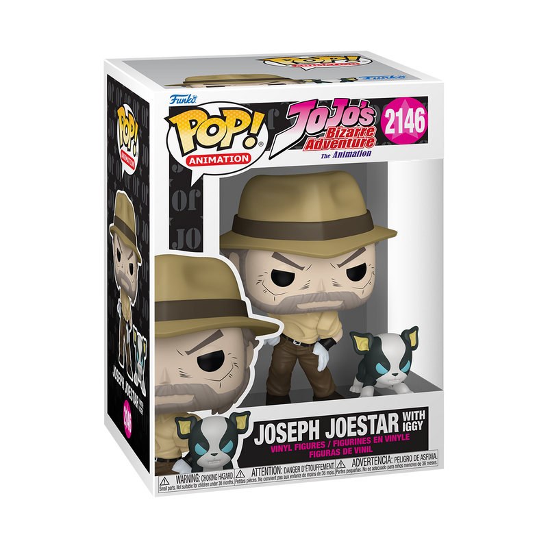 JOSEPH JOESTAR WITH IGGY - JOJO'S BIZARRE ADVENTURE