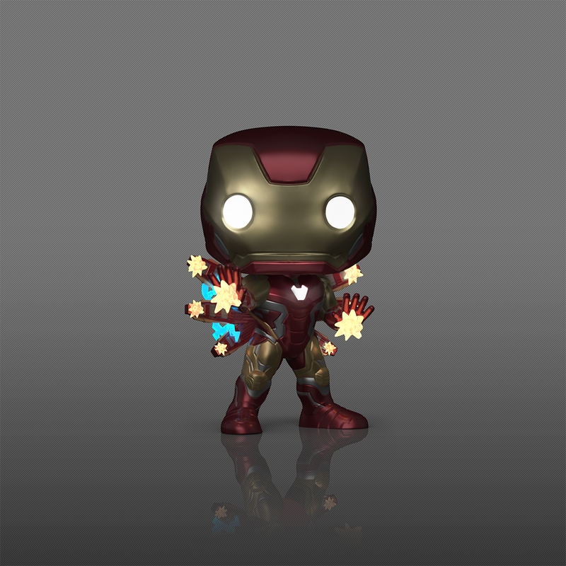IRON MAN WITH BEAMS (GLOW) - THE INFINITY