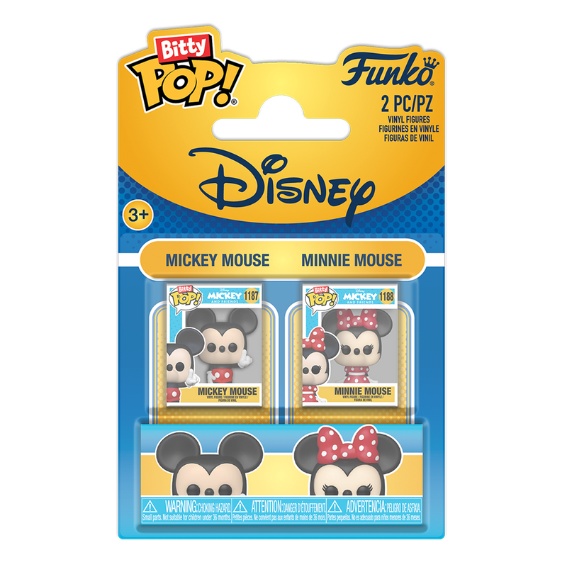 DISNEY 2-PACK - MICKEY AND MINNIE MOUSE