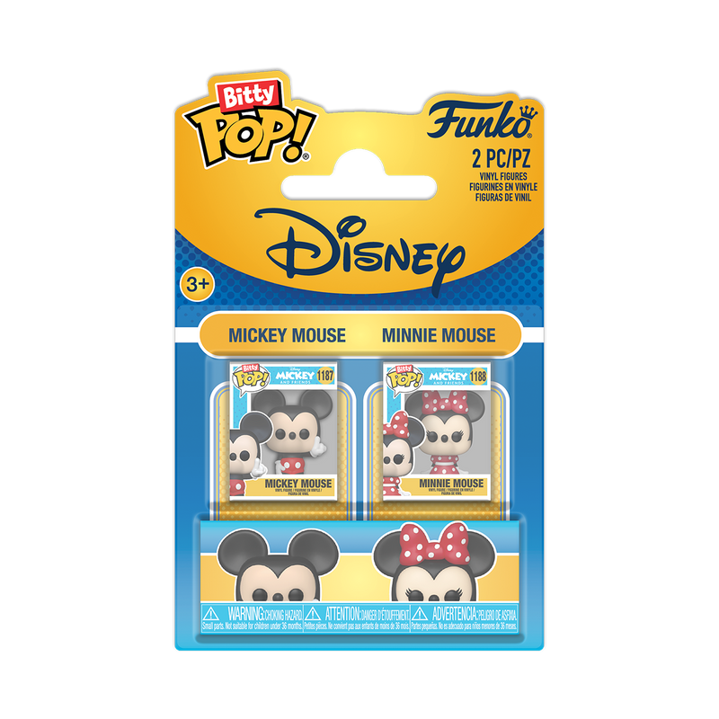 DISNEY 2-PACK - MICKEY AND MINNIE MOUSE