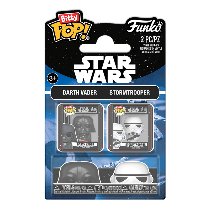 DARTH VADER AND STORMTROOPER - STAR WARS BITTY POP! 2-PACK