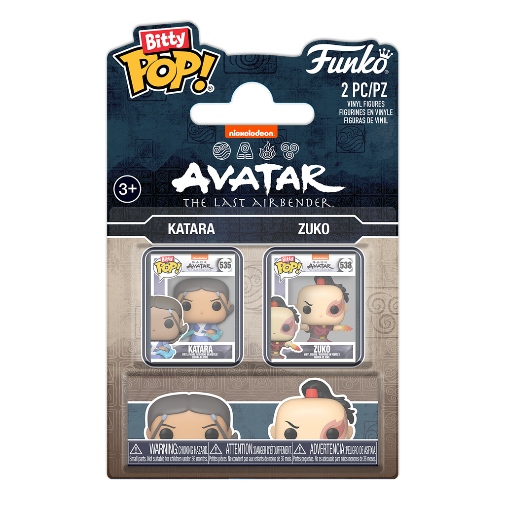Avatar: The Last Airbender 2-Pack - Katara And Zuko Bitty Pop! 2-Pack