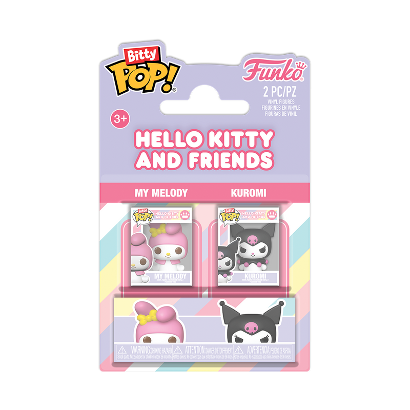 BITTY POP! 2-PACK HELLO KITTY AND FRIENDS - HELLO KITTY AND CINNAMOROLL