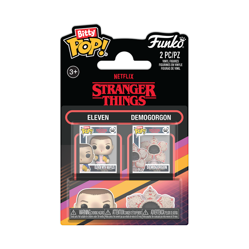 BITTY POP! 2-PACK STRANGER THINGS - ELEVEN AND DEMOGORGON