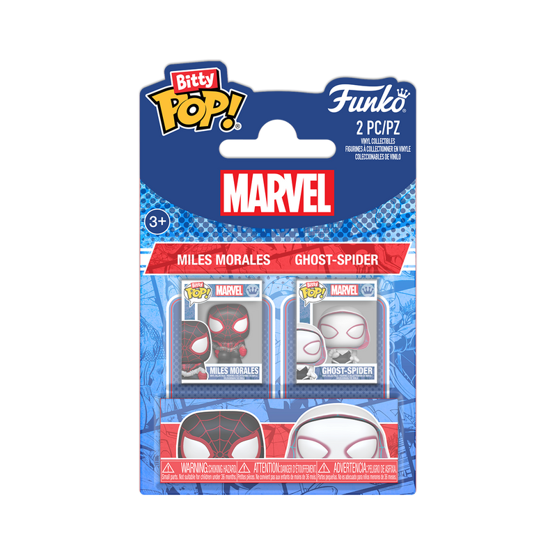 BITTY POP! 2-PACK MARVEL - MILES MORALES AND GHOST-SPIDER