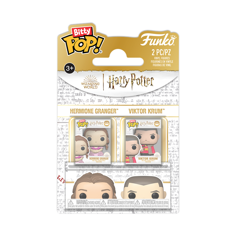 BITTY POP! 2-PACK HARRY POTTER - HERMIONE GRANGER AND VIKTOR KRUM