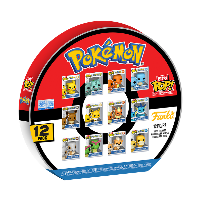 BITTY POP! POKÉMON COLLECTOR 12-PACK