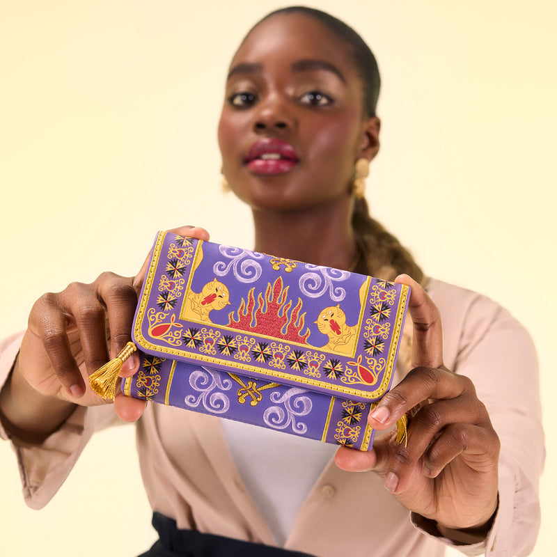 MAGIC CARPET TRI-FOLD WALLET - ALADDIN