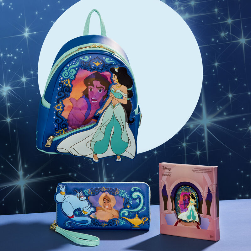 PRINCESS JASMINE LENTICULAR MINI BACKPACK - ALADDIN