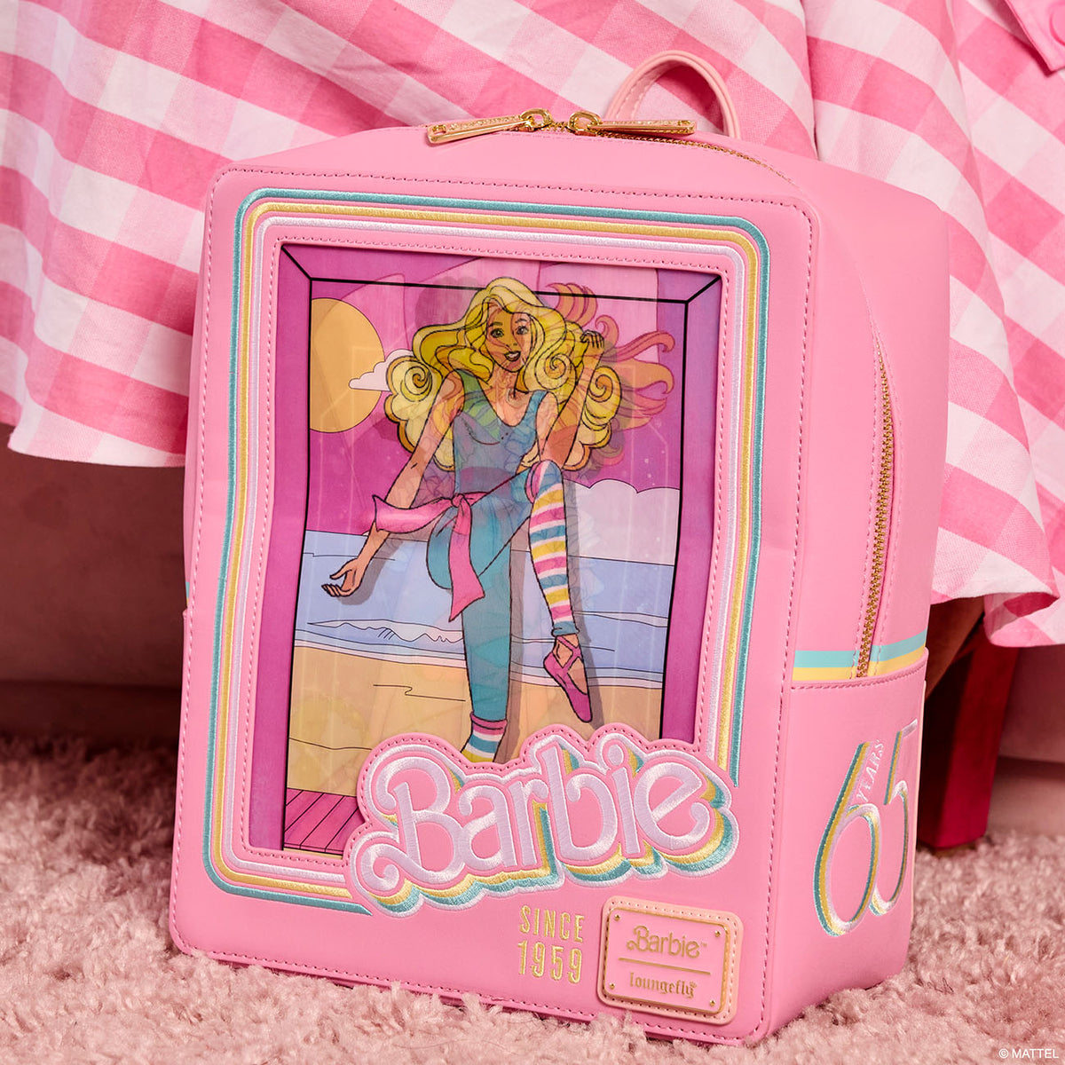 Barbie 6 Compartment Case by Mattel fashion 1988