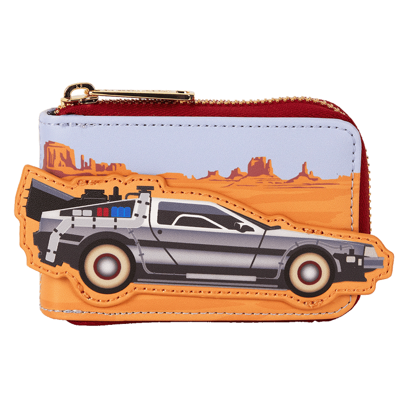 DELOREAN ACCORDION WALLET -  BACK TO THE FUTURE 40TH ANNIVERSARY