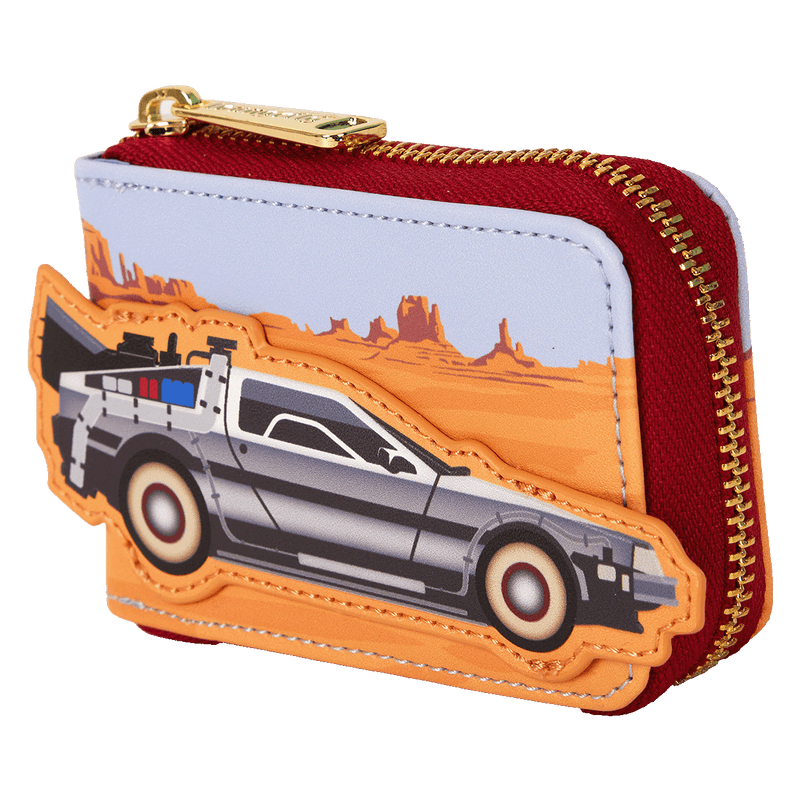 DELOREAN ACCORDION WALLET -  BACK TO THE FUTURE 40TH ANNIVERSARY