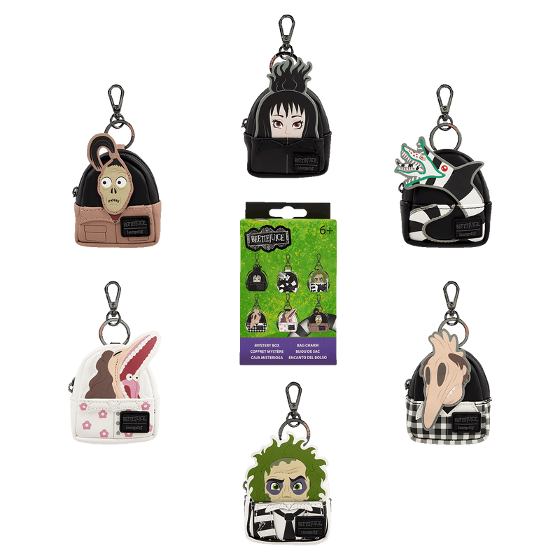 BEETLEJUICE MYSTERY BOX BACKPACK KEYCHAIN