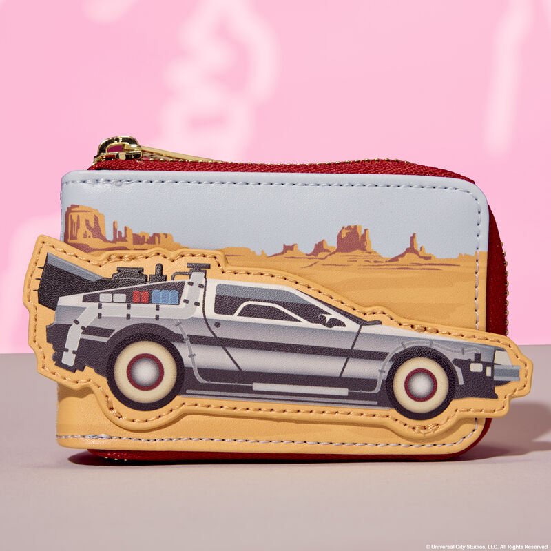 DELOREAN ACCORDION WALLET -  BACK TO THE FUTURE 40TH ANNIVERSARY