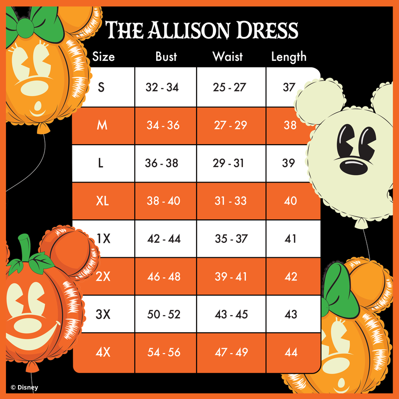 STITCH SHOPPE HALLOWEEN BALLOONS ALLISON DRESS - DISNEY