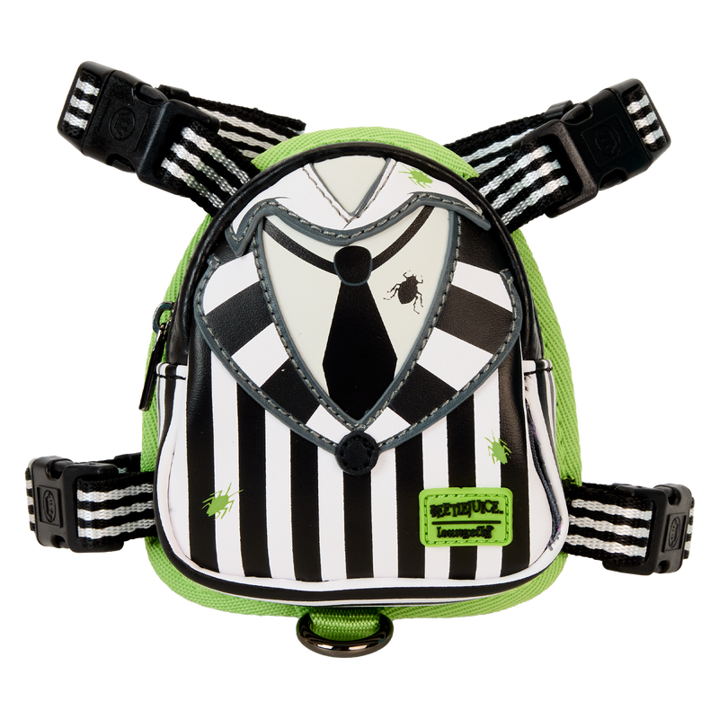 BEETLEJUICE COSPLAY MINI BACKPACK DOG HARNESS