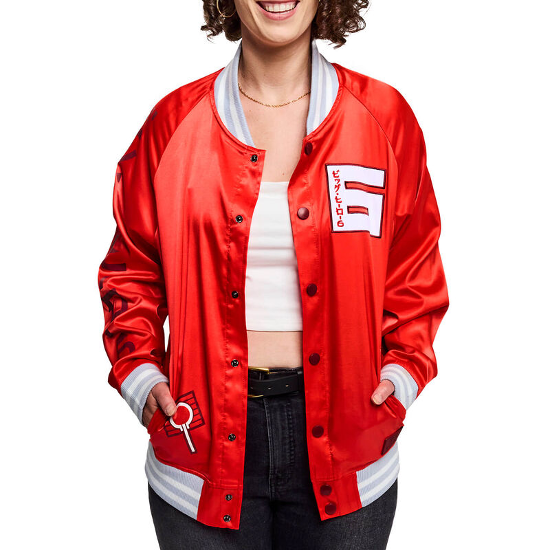 BIG HERO 6 10TH ANNIVERSARY SATIN BOMBER JACKET - DISNEY