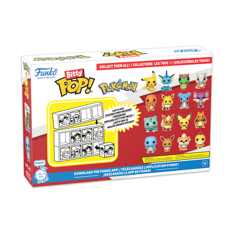BITTY POP! POKEMON 4-PACK SERIES 2