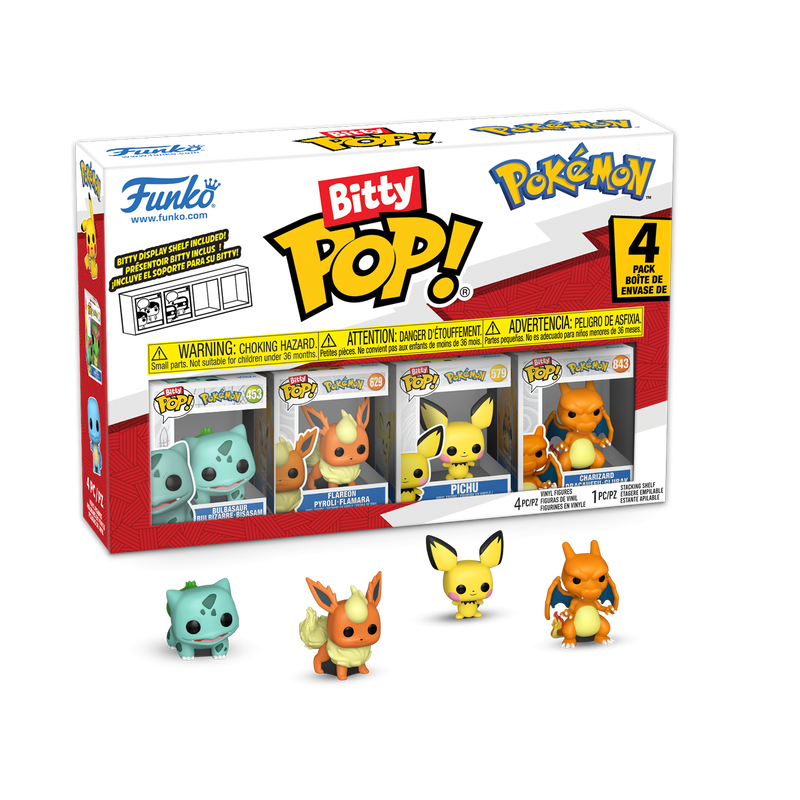 BITTY POP! POKEMON 4-PACK SERIES 3